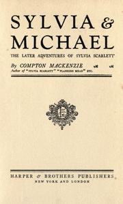 Cover of: Sylvia & Michael: the later adventures of Sylvia Scarlett.