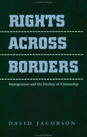 Cover of: Rights across Borders by David Jacobson