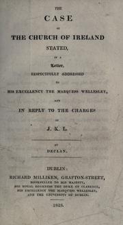The case of the Church of Ireland stated by Phelan, William