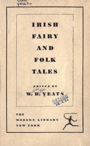 Cover of: Irish fairy and folk tales. by William Butler Yeats