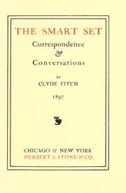 The smart set by Clyde Fitch