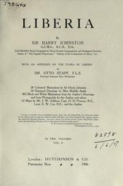 Cover of: Liberia by Harry Hamilton Johnston