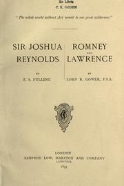 Cover of: Sir Joshua Reynolds. by Frederick Sanders Pulling