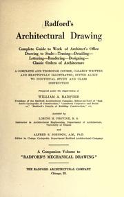 Radford's architectural drawing by Radford, William A.