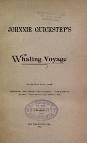 Cover of: Johnnie Quickstep's whaling voyage