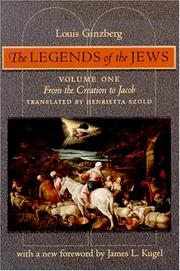 Cover of: The legends of the Jews by Louis Ginzberg