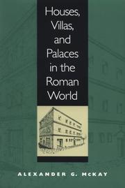 Cover of: Houses, villas, and palaces in the Roman world by McKay, Alexander Gordon