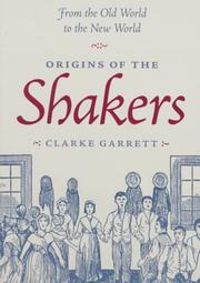 Cover of: Origins of the Shakers: from the Old World to the New World