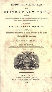 Cover of: Historical collections of the state of New York by John Warner Barber, John Warner Barber