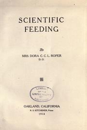 Cover of: Scientific feeding by Cathrine Christine Liebel Roper