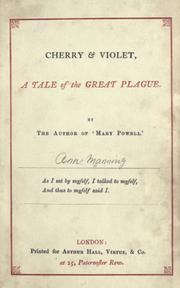 Cover of: Cherry & Violet: a tale of the great plague.