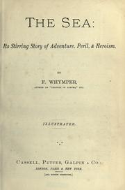 Cover of: The sea by Frederick Whymper