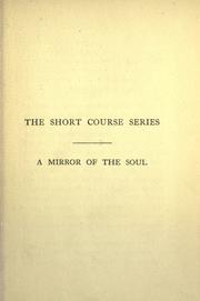 Cover of: A mirror of the soul: short studies in the Psalter.