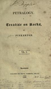 Cover of: Petralogy. by Pinkerton, John
