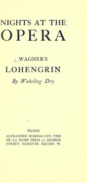 Cover of: Wagner's Lohengrin
