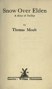 Cover of: Snow over Elden by Thomas Moult