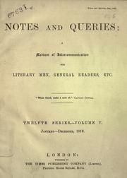 Cover of: Notes and queries