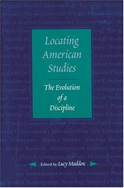 Cover of: Locating American studies by edited by Lucy Maddox.