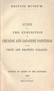 Cover of: Guide to the exhibition of Chinese and Japanese paintings in the Print and Drawing gallery.