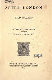 Cover of: After London: or, Wild England.