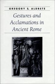 Cover of: Gestures and acclamations in ancient Rome