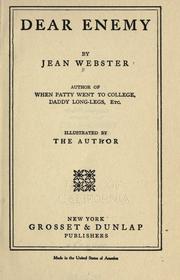 Cover of: Dear enemy by Jean Webster