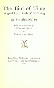 Cover of: The bird of time: songs of life, death & the spring