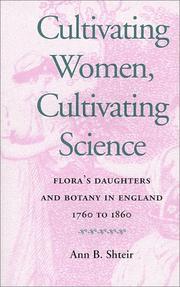 Cover of: Cultivating Women, Cultivating Science by Ann B. Shteir