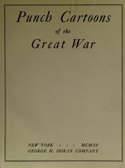 Cover of: Punch cartoons of the Great War.