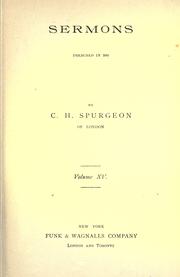 Cover of: Sermons of Rev. C.H. Spurgeon of London. by Charles Haddon Spurgeon, Charles Haddon Spurgeon