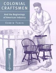 Cover of: Colonial Craftsmen by Edwin Tunis