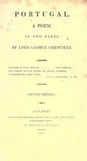 Cover of: Portugal by Nugent, George Nugent Grenville Baron