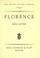 Cover of: Florence