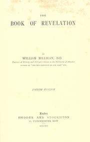 Cover of: The book of Revelation by William Milligan