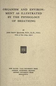 Organism and environment as illustrated by the physiology of breathing by J. S. Haldane