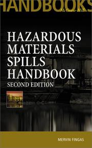 Cover of: Handbook of Hazardous Material by Mervin Fingas