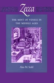 Cover of: Zecca: The Mint of Venice in the Middle Ages (Published in Association With the American Numismatic Society)