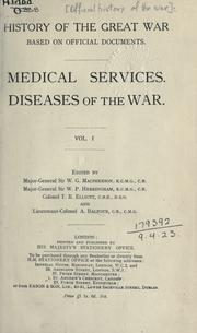 Cover of: Medical services by MacPherson, William Grant Sir