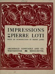 Cover of: Impressions