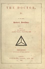 Cover of: The doctor, &c. by Robert Southey