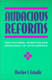 Cover of: Audacious Reforms: Institutional Invention and Democracy in Latin America