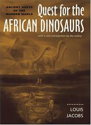 Cover of: Quest for the African Dinosaurs by Louis Jacobs
