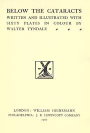 Cover of: Below the cataracts by Walter Tyndale