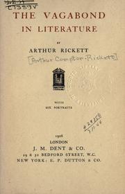 Cover of: The vagabond in literature by Compton-Rickett, Arthur