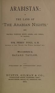 Arabistan by William Perry Fogg