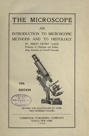 The microscope by Gage, Simon Henry