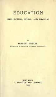 Cover of: Education by Herbert Spencer