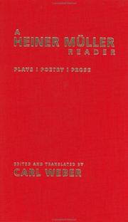 Cover of: A Heiner Müller Reader: Plays, Poetry, Prose (PAJ Books)