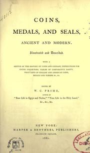 Cover of: Coins, medals, and seals by William Cowper Prime