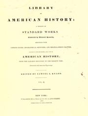 Cover of: Library of American history